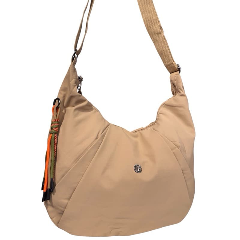Bolsa Feminina Transversal Nylon Grande Leve Casual Moderna  para o Dia a Dia
