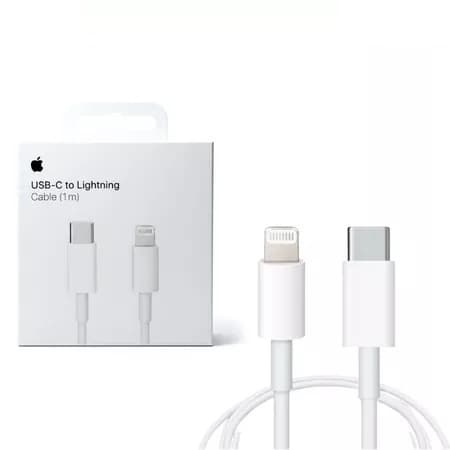 Cabo para IPhone Lightning ou Tipo-C-C 60W - Selado - Original Apple Tipo-C 1 Metro ID-Apple USB-C