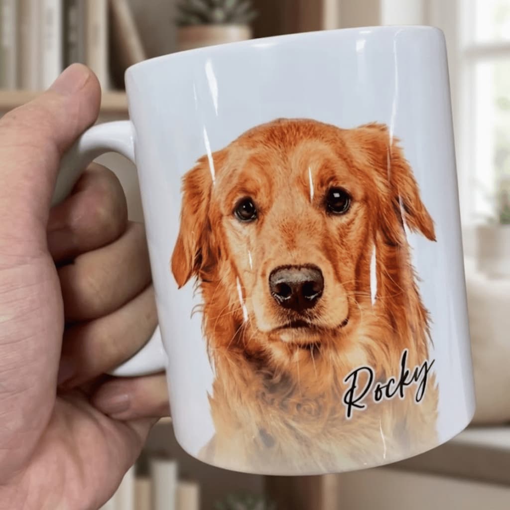 Caneca Personalizada C/ Foto Do Seu Pet | Alta Qualidade