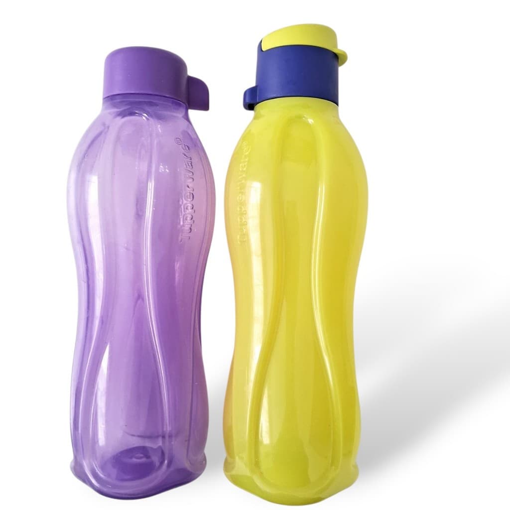 Garrafa de água Tupperware 500ml Lilás Amarela