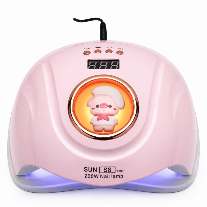Cabine Unha 268W Led Uv 2 Em 1 Bivolt Temporizador Sun S8 Pro Profissional Bichinho