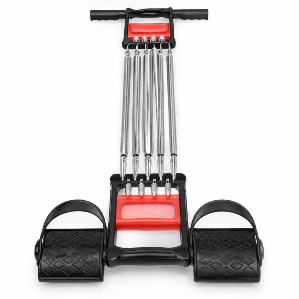 Expansor Peitoral 3 em 1 Multifuncional Molas de Aço Treino para Peito, Braço e Abdome Academia em Casa
