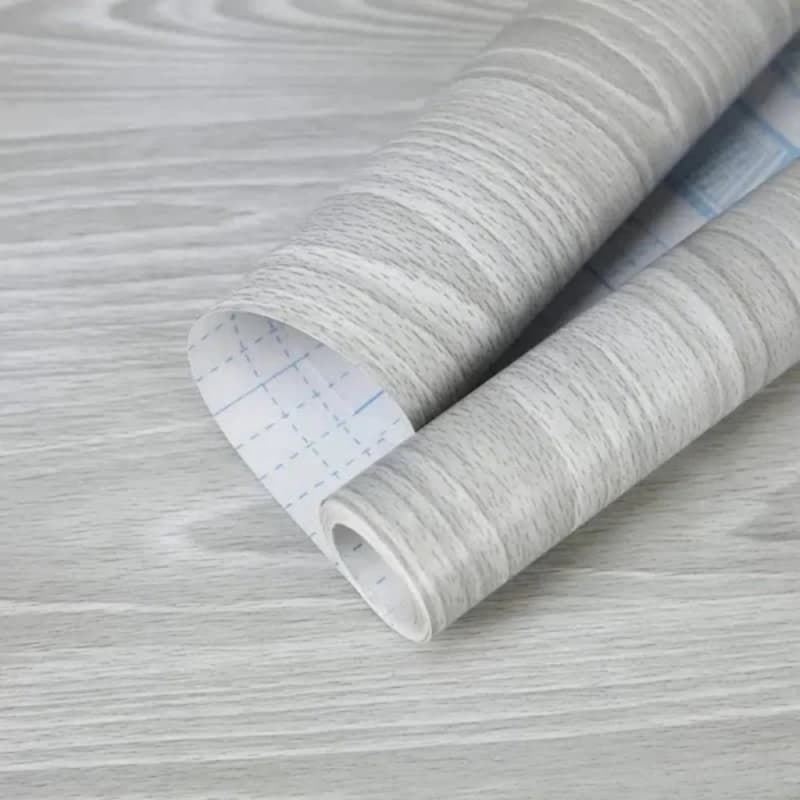 Papel de parede não tecido texturizado cinza lavável