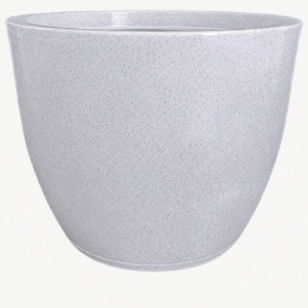 Vasos Para Plantas Bojo Polido Tamanho P com Prato Coletor - Vaso Decorativo em Polietileno