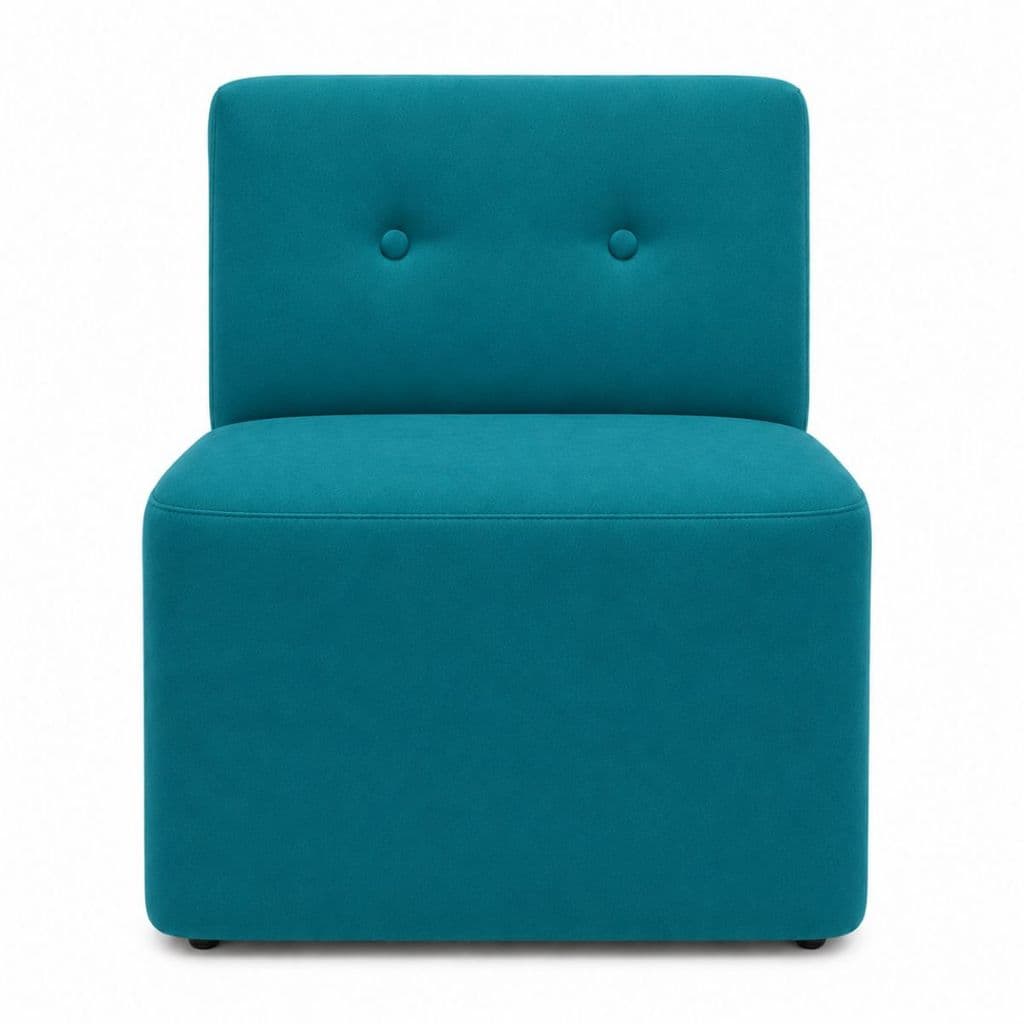 Poltrona Decorativa Margô Orgânica Suede Para Sala de Estar