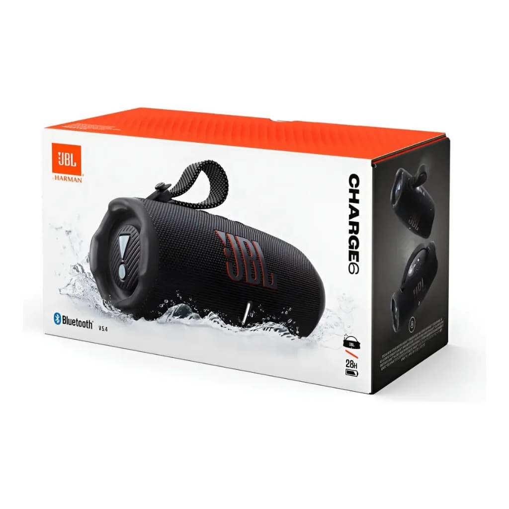 Caixa De Som JBL Charge 6 Bluetooth Preta Original
