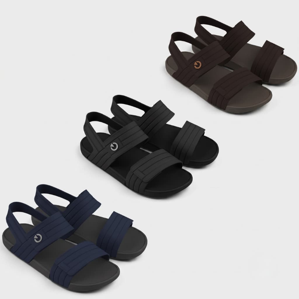 Sandália Papete Masculino Cartago Atlanta Adulto Velcro Original Lançamento