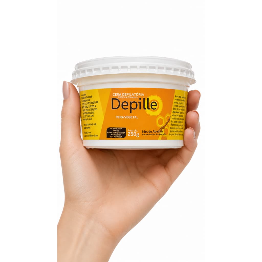 Cera Depilatória Vegetal  Mel de Abelhas Depille 250g