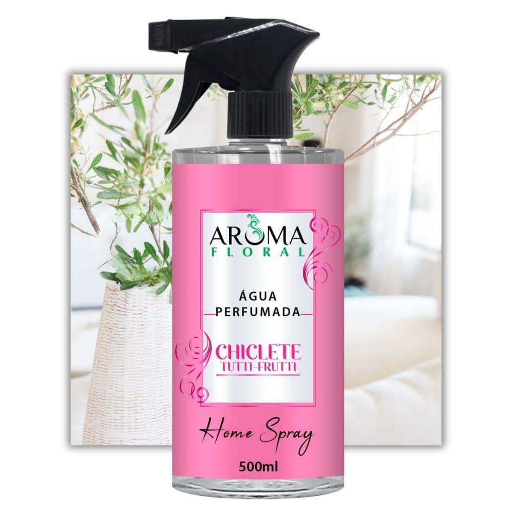 Água Perfumada Cheirinho de CHICLETE para Tecidos Roupas e Lençóis Roupas Aromatizador de Ambiente