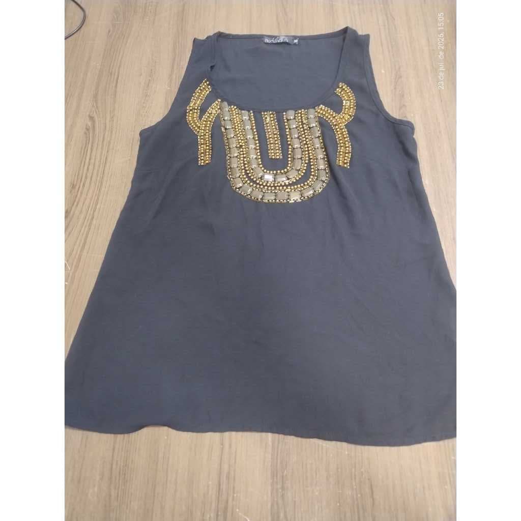 BLUSA FEMININA SEM MANGA