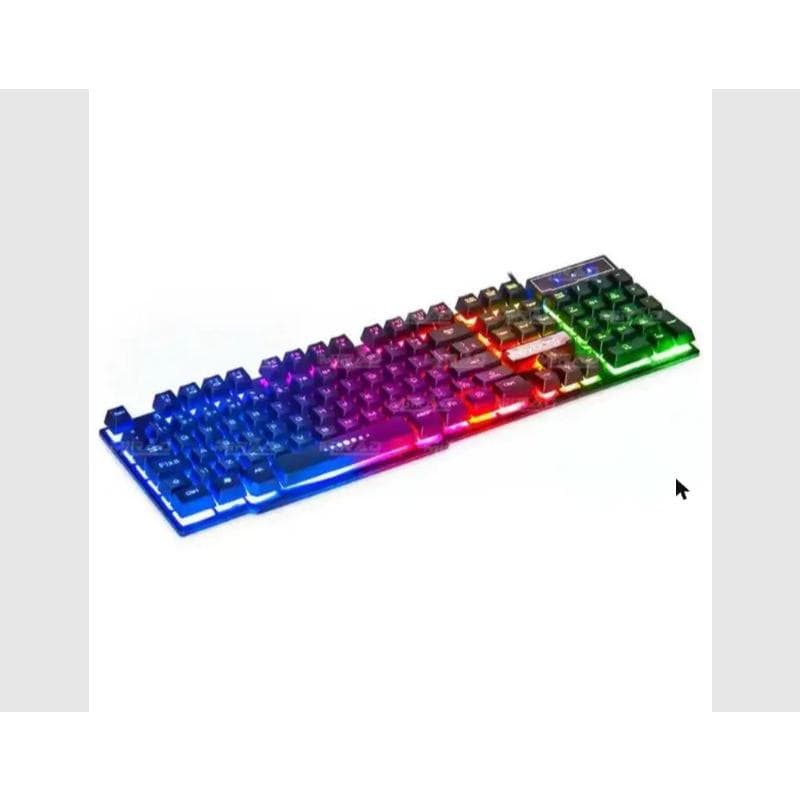 Exbom Teclado Gamer Semi Mecânico Iluminação RGB LED BK-152C USB