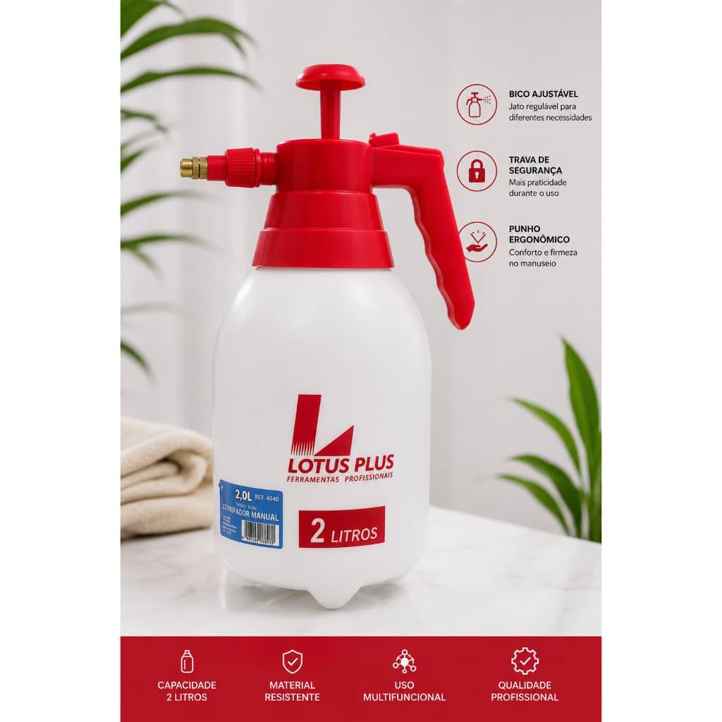 Pulverizador Manual 2 Litros Lotus
