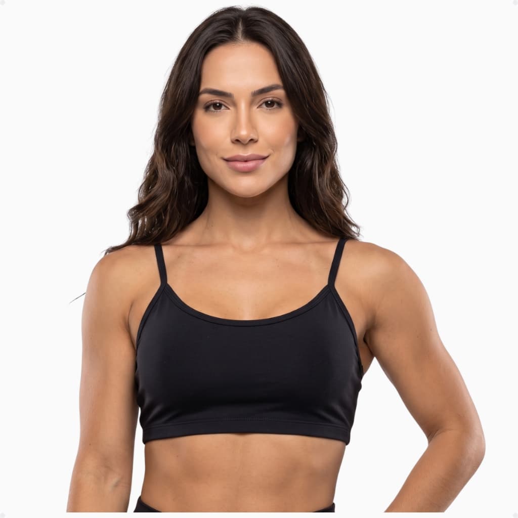 Top Alcinha Sem Bojo Academia Fitness Roupas Feminina Esport