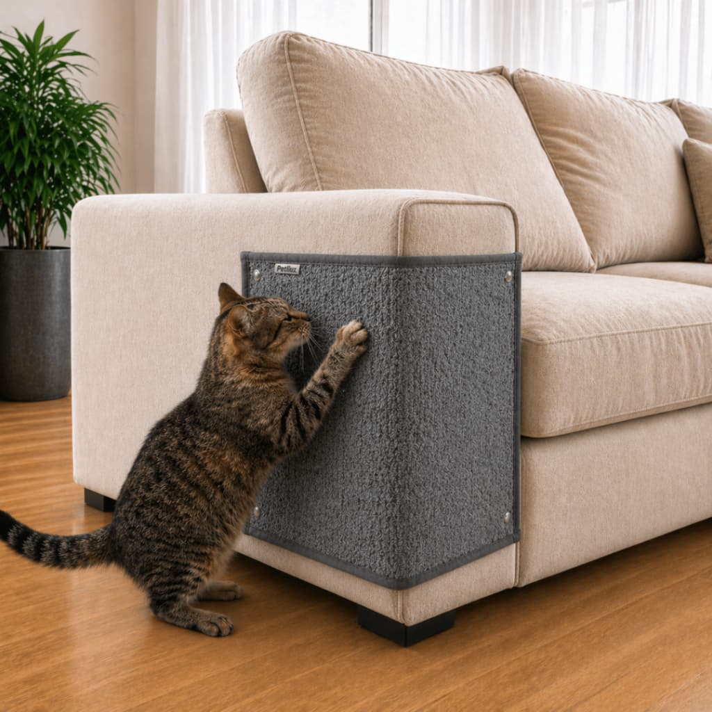 Arranhador Carpete 60x40 para Gato Protetor Canto Sofá Cama - Petliz