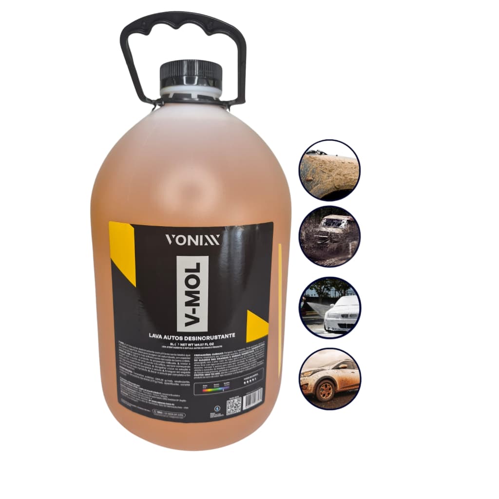 V-mol Shampoo Desengraxante Lavagem Automotiva 5l Vonixx