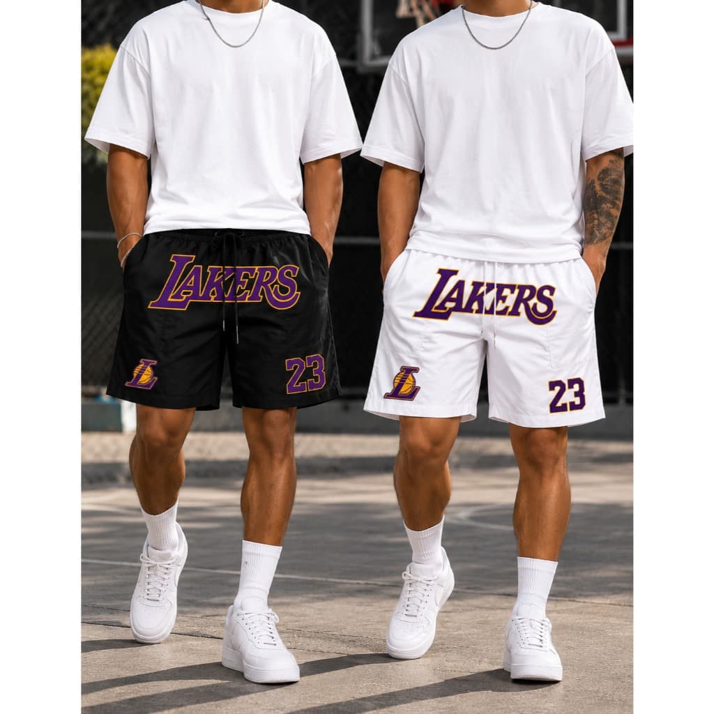 Kit 2 Bermudas Basquete Masculina Tactel Grosso Short Esportivo Academia Praia Casual Streetwear Escolha as Cores