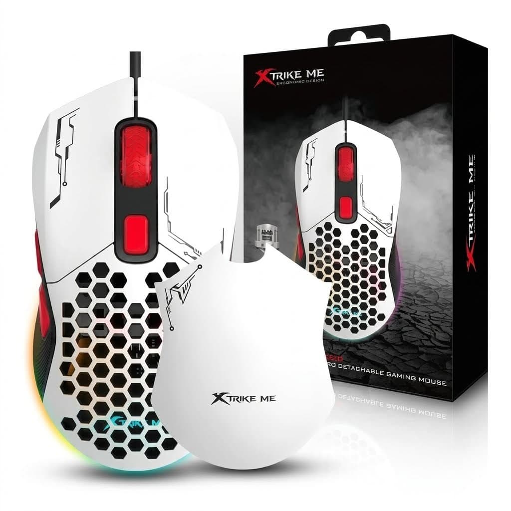 Mouse Gamer Customizável Xtrike-me Gm-316w Branco