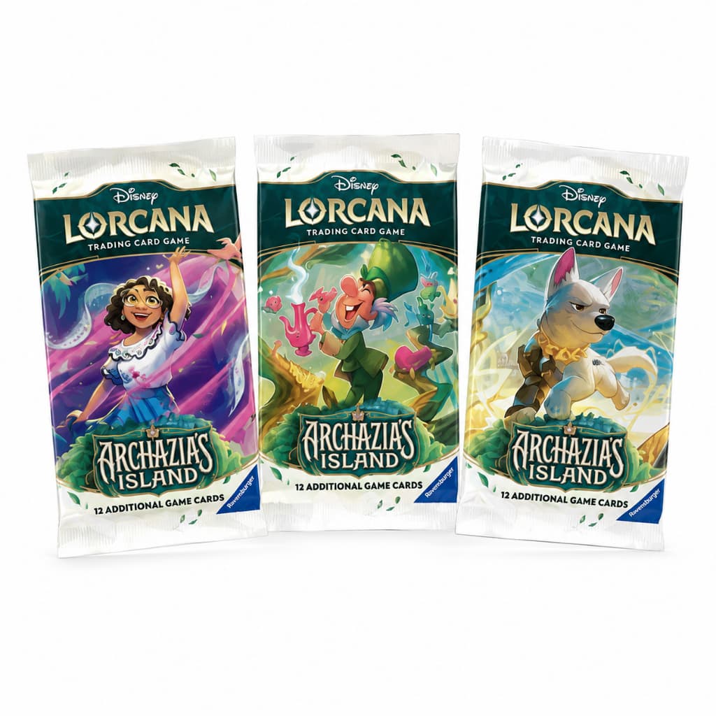 Disney Lorcana Ilha De Archazia 12 Cartas Island Booster Copag