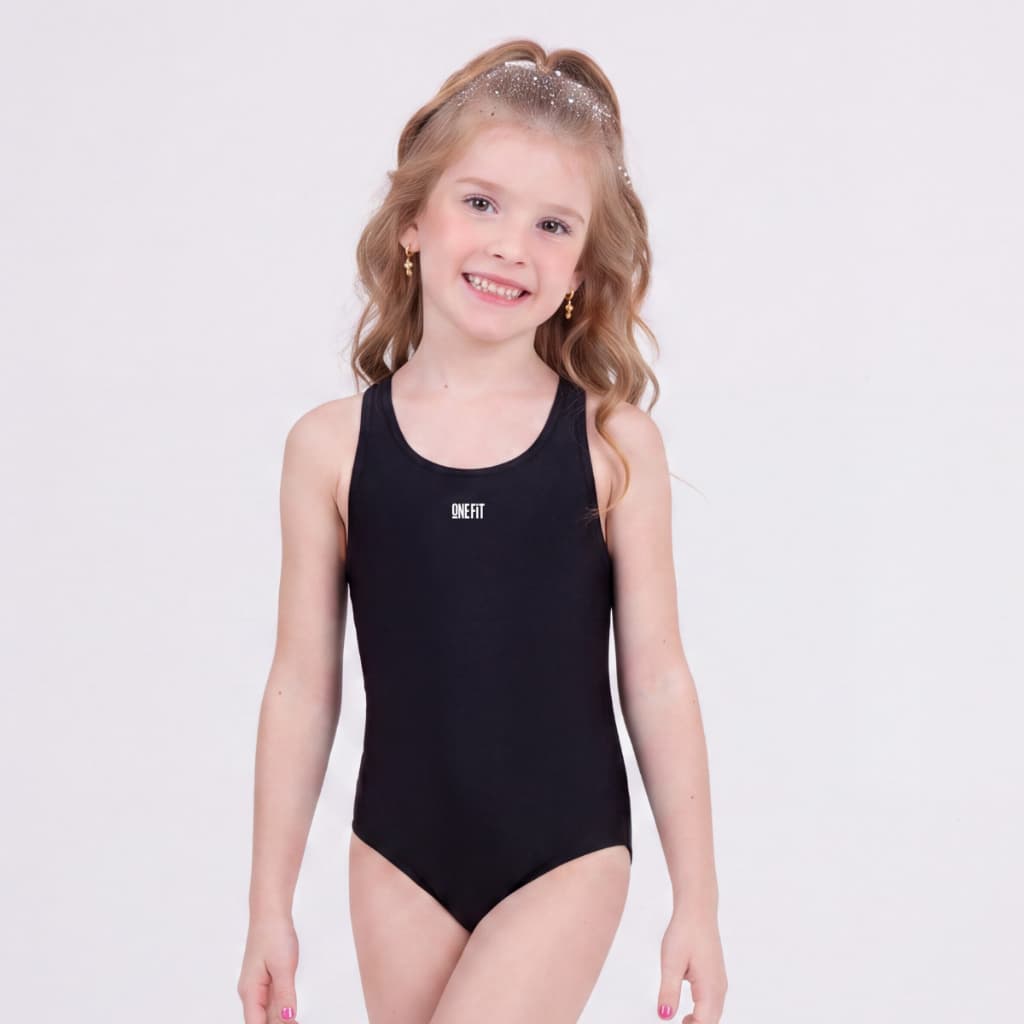 Body Regata Ballet e Natação Suplex Premiu Infantil Hidroginástica Costas Nadador Tecido Premium - Envio Imediato