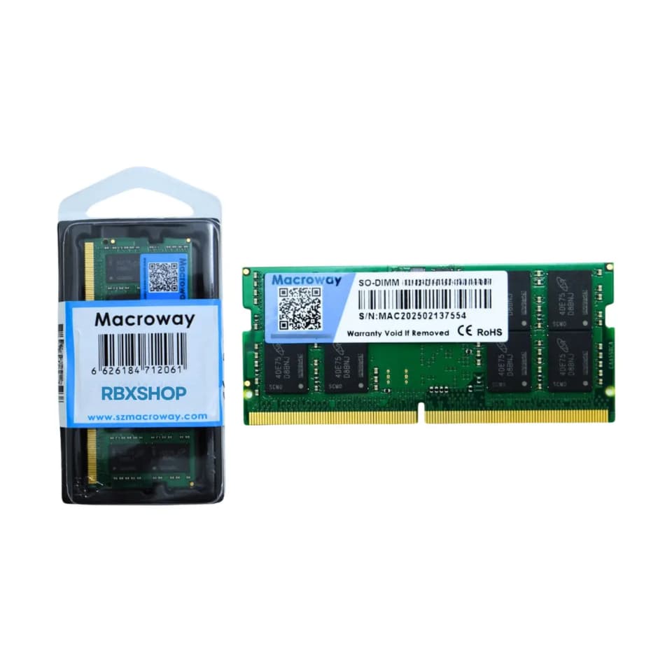 Memória NOTEBOOK 16GB DDR4 3200MHz/1.2V (PC4-25600) MACROWAY