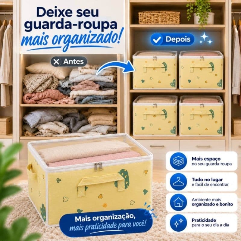 Organizador de Edredons Cobertor Multiuso [Bege]