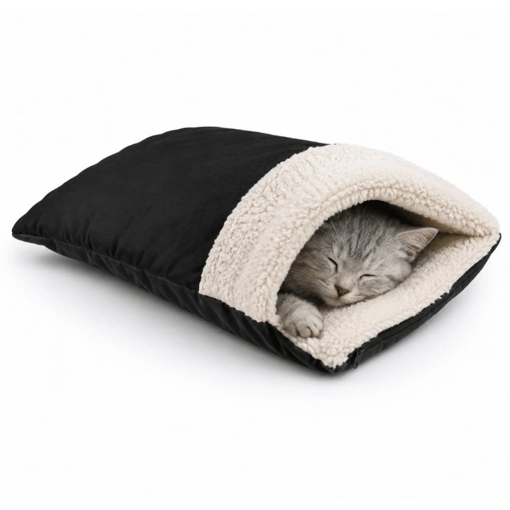 Saco de Dormir Pet Sherpa Tamanho P com Zíper Cama para Cachorro e Gato Super Macio