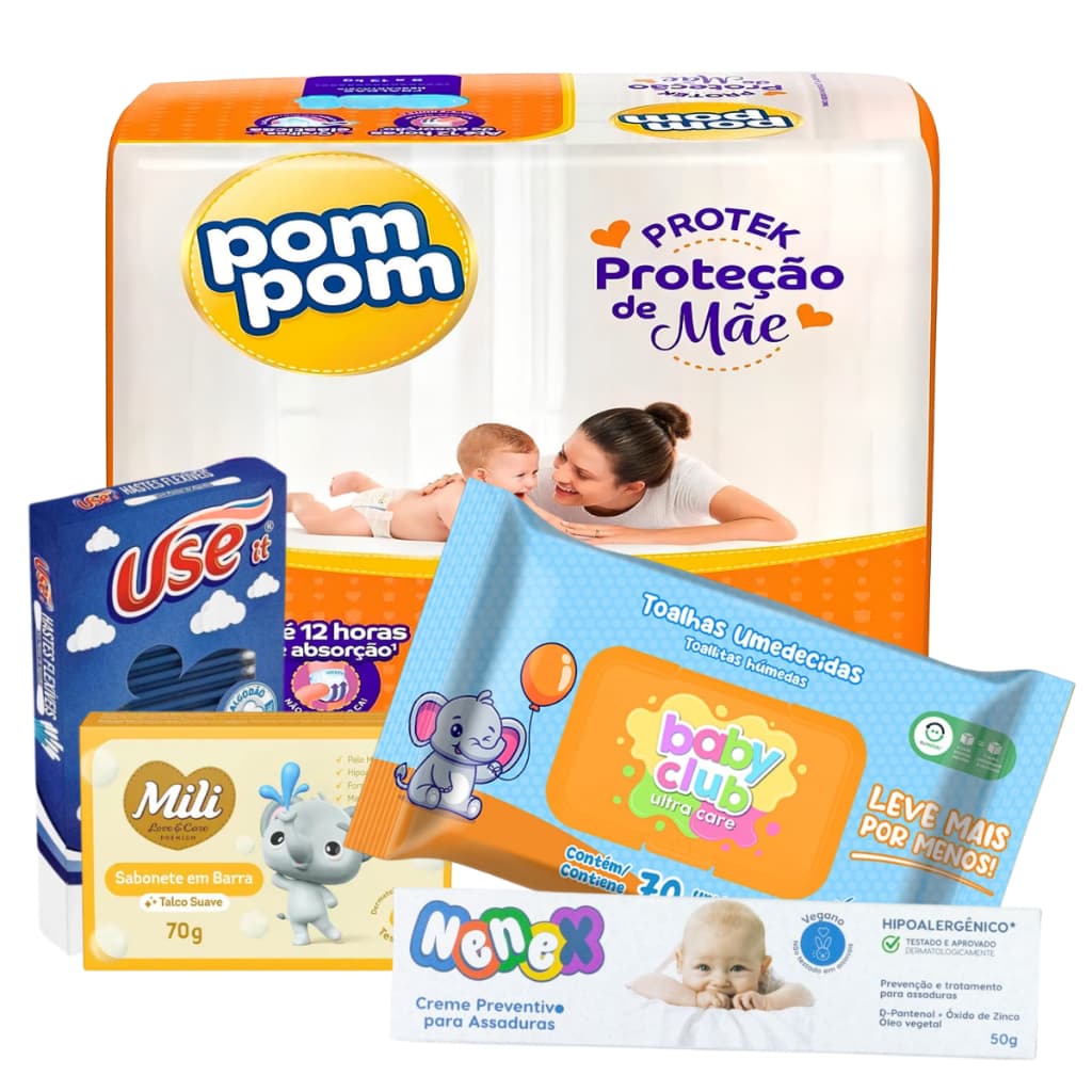 Kit Flalda Chá De Bebê Bb Higiene Sabonete Enxoval Presente