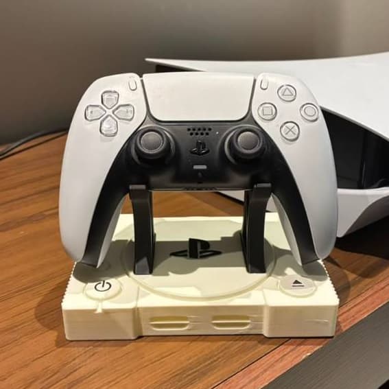 Suporte de Controle PS5/PS4 - Modelo  Retro PS1 para Gamers