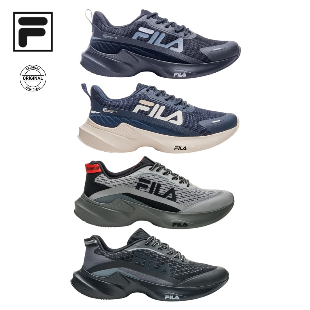 Tênis Fila Progress Lite Masculino Original Caminhada Academia C/NF