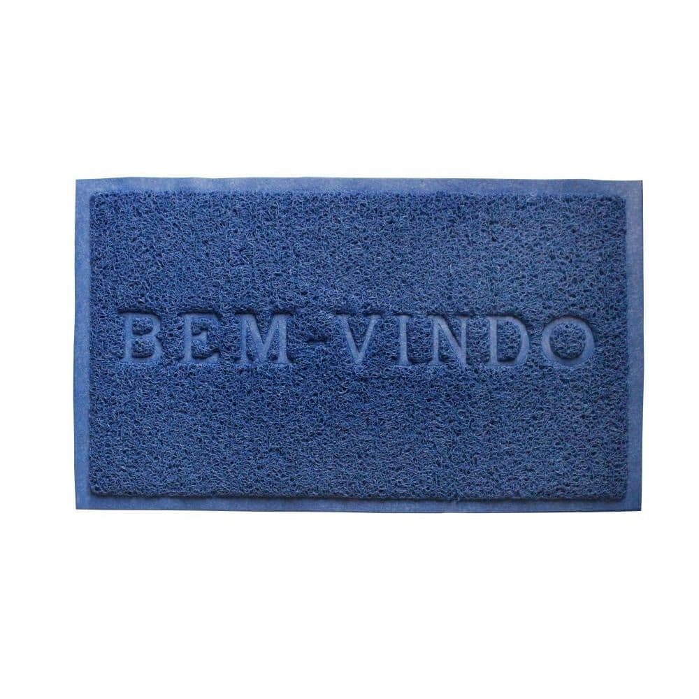 Capacho bem vindo pvc atual 58cm x 38cm antiderrapante Camesa