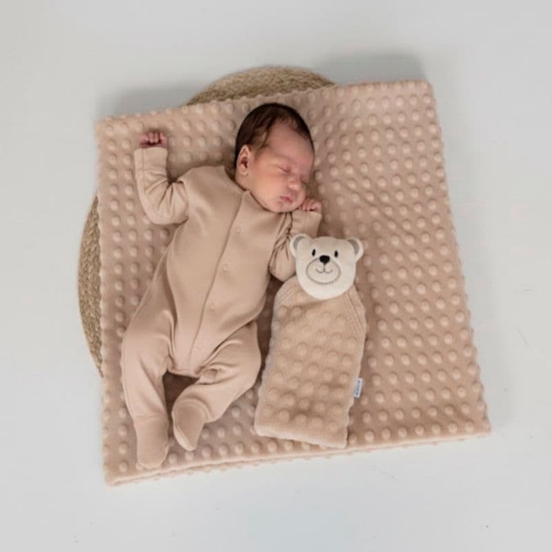 CHÁ DE BEBÊ 💖 Manta Cobertor de Bebê c/ Naninha Para Menina Menino Infantil Mantinha Premium 02 Peças