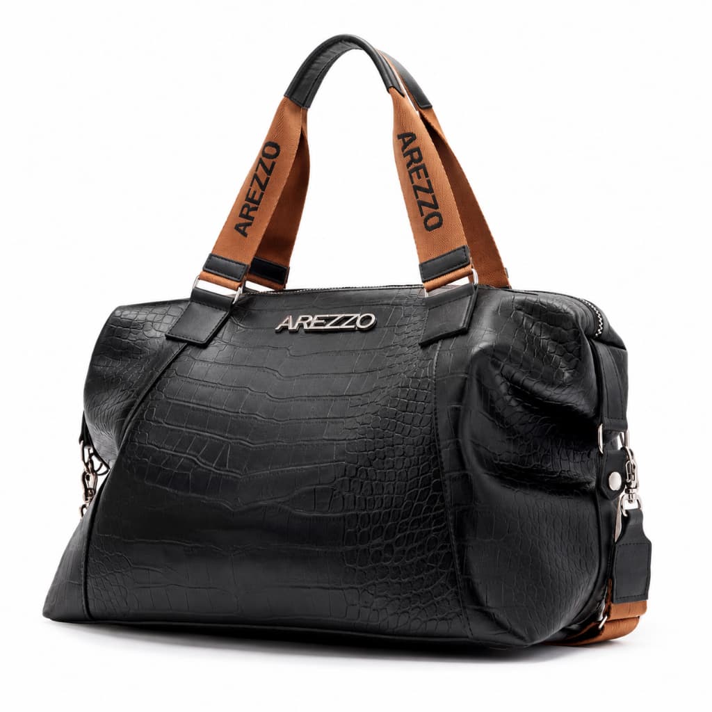Bolsa  Transversal e Ombro Feminina Lançamento  Moderna Croco Alça Regulável Super Espaçosa