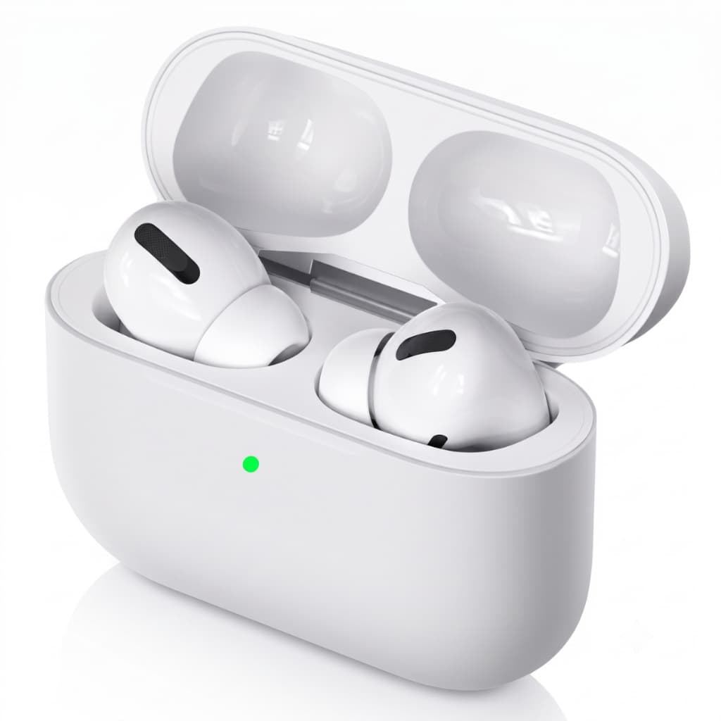 Fone De Ouvido Bluetooth 5.4 Sem Fio TWS A'Gold Branco Microfone Touch Bateria Longa Duração iOS Android