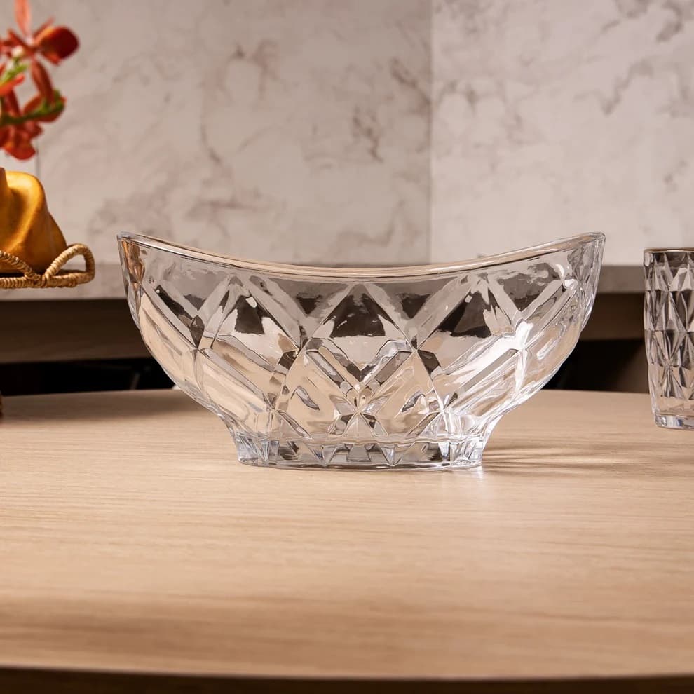 Centro de Mesa lyor Deli Diamond 28cm x 15cm x 13,5cm Cristal - Lyor