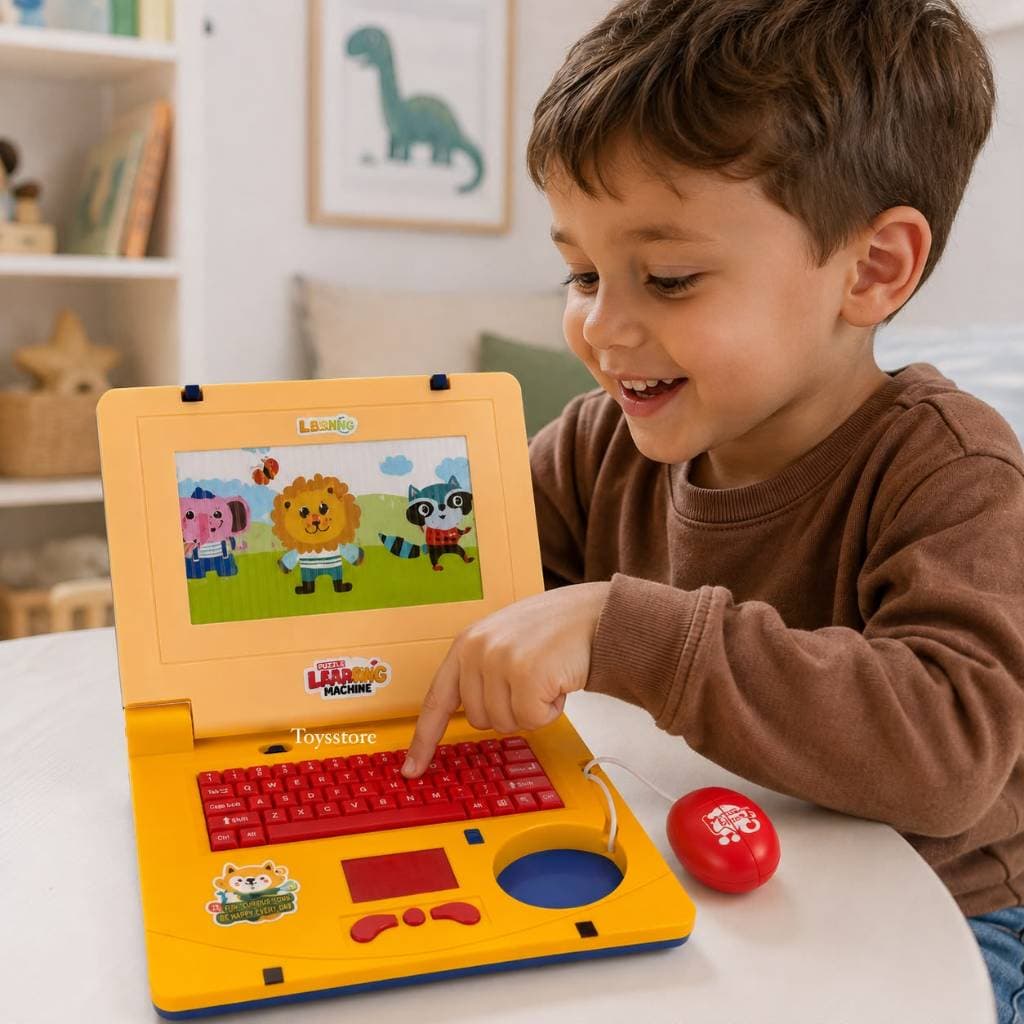 Laptop Infantil Brinquedo Didático Computador Notebook Diversão Infantil Luz e Som