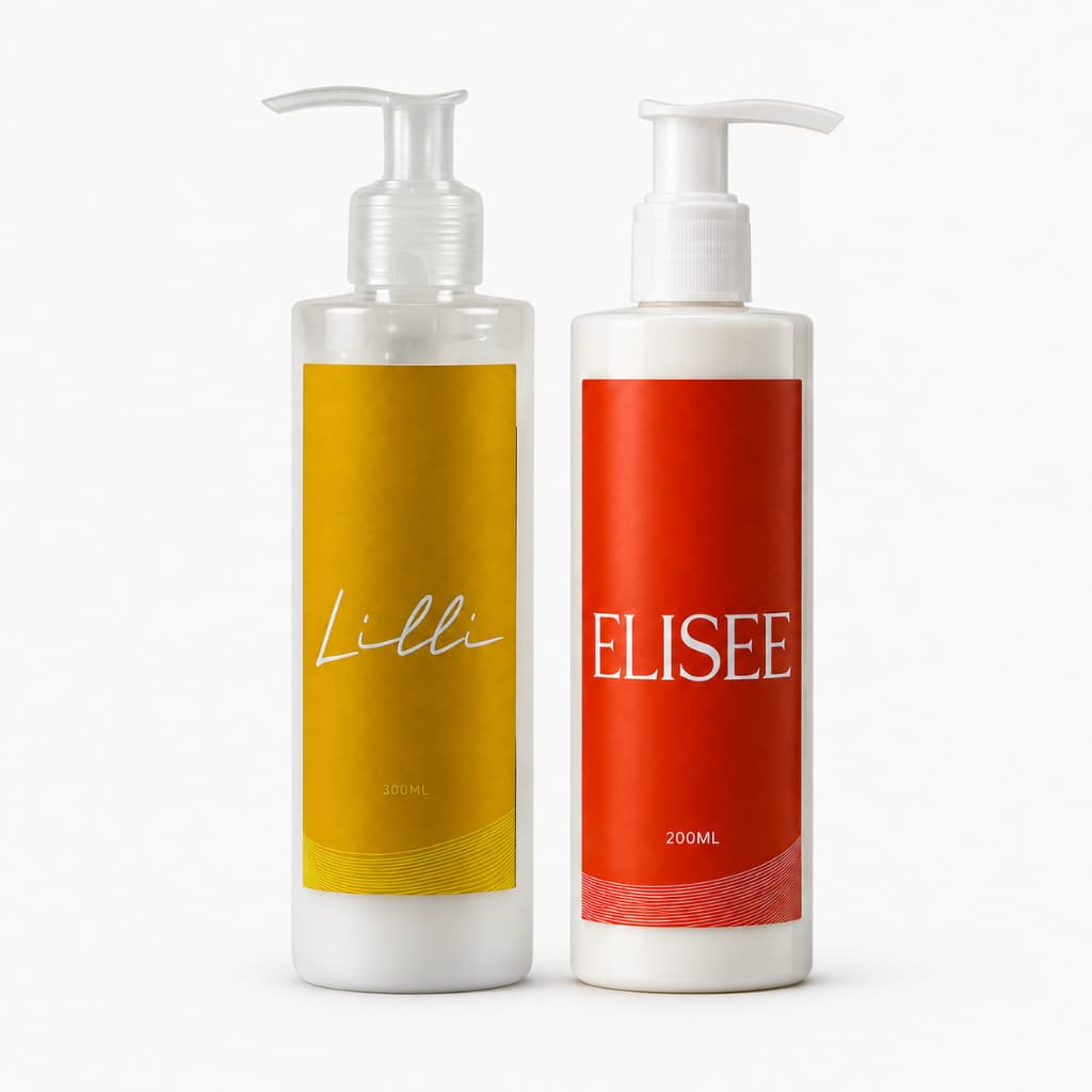Kit 2 Cremes Hidratantes Femininos Lilli + Elisee 200ml | Hidratação Perfumada • Fragrância Floral Elegante