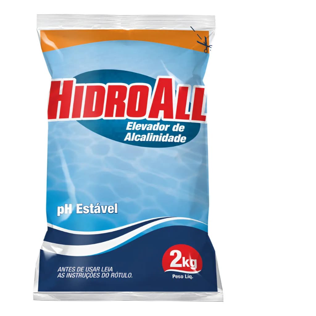Elevador de Alcalinidade - PH estável 2kg Hidroall