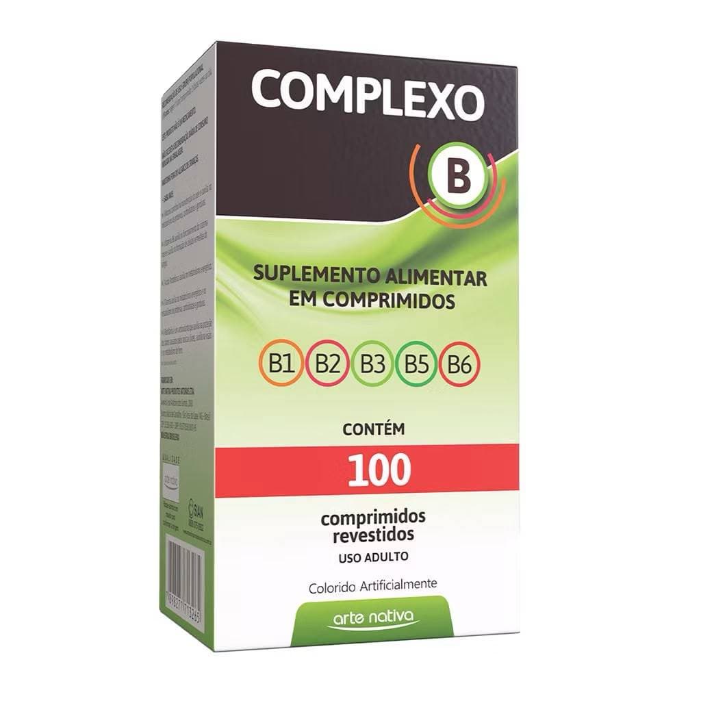 Suplemento Polivitamínico Complexo B 100 Comprimidos