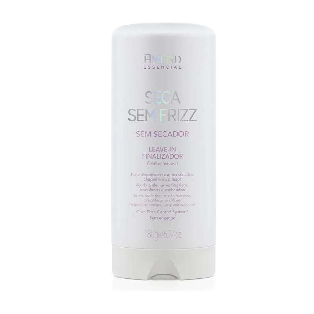 Leave-in Finalizador Seca Sem Frizz Amend 180ml