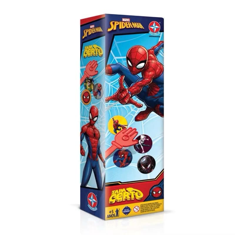 Jogo Tapa Certo Homem-Aranha Marvel – Estrela
