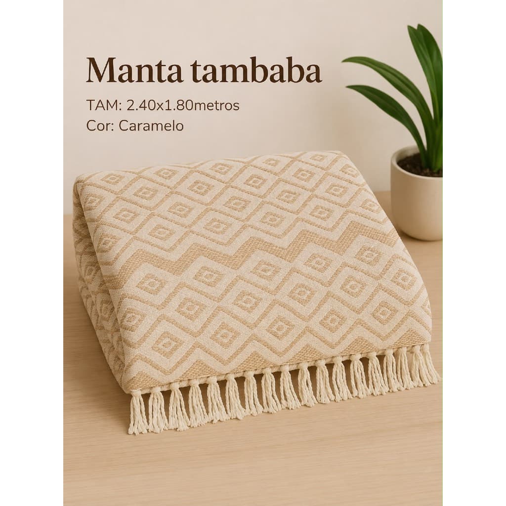 Manta para Sofá UgaUga 3,00x1,80m King Gigante Y Decorativa, Premium, Algodão, Capa Protetora Grande