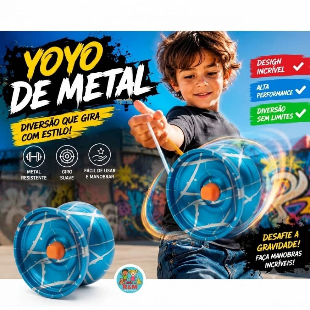 Ioio Metal Aluminio Yoyo Profissional Com Rolamento 7 Esferas Spinning Brinquedo