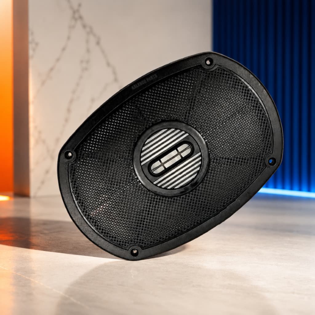 Tela Proteção Alto Falante 6x9 Oval Preta Para Caixa Som
