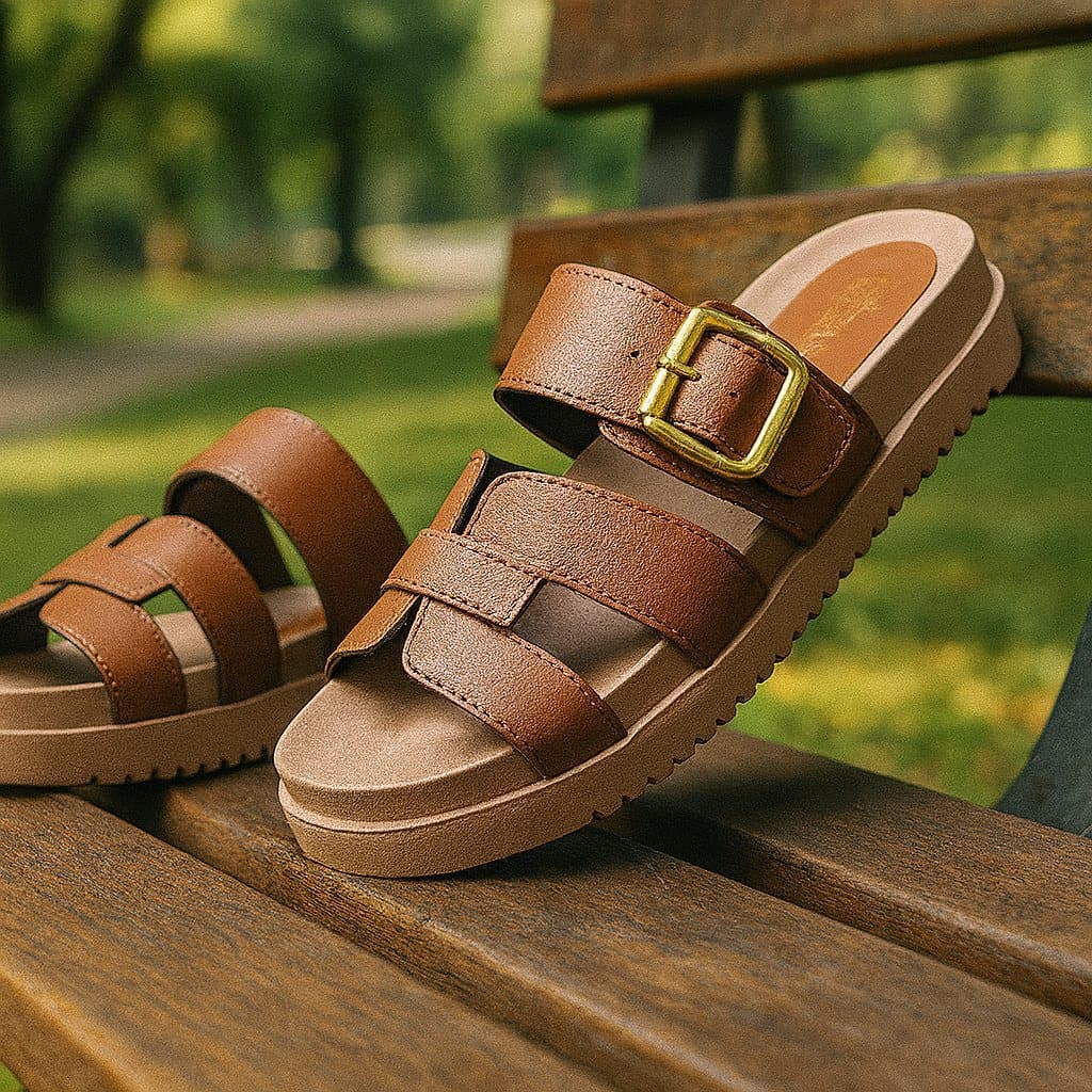 Sandalia Feminina Papete Chinelo Birken Tendencia