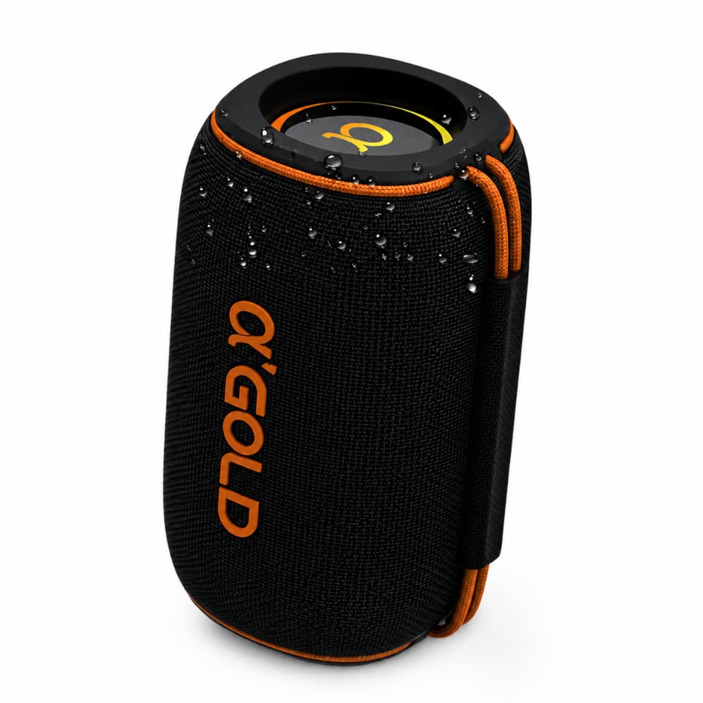 Caixa de Som Bluetooth Portátil 5W A'Gold Pro IPX6 Resistente à Água TWS Bluetooth 5.3 Som Potente