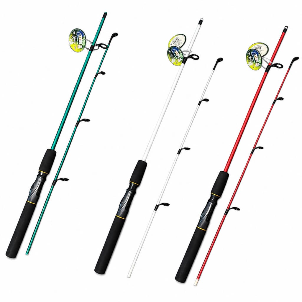Vara de Pesca Xingu Tupi 1,20m 2 Partes Fibra de Vidro + Bolsa