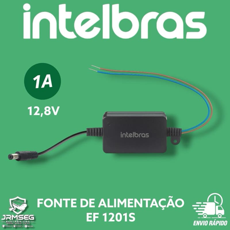 EF 1201S Fonte de alimentação 12,8V 1A Intelbras