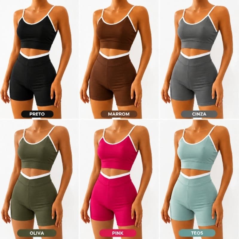 conjunto feminino academia, conjunto de treino, conjunto fitness