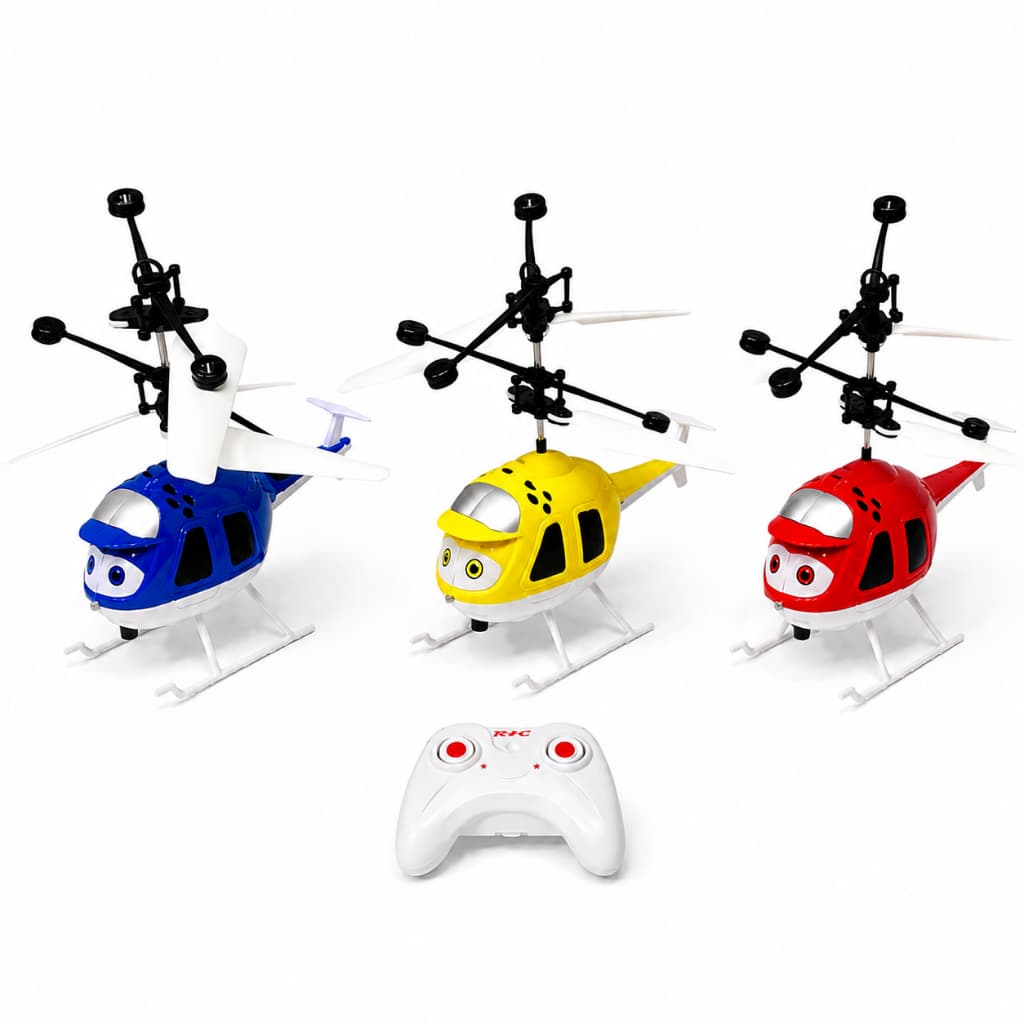 Helicóptero Com Controle Remoto e Sensor de Mão USB Recarregável