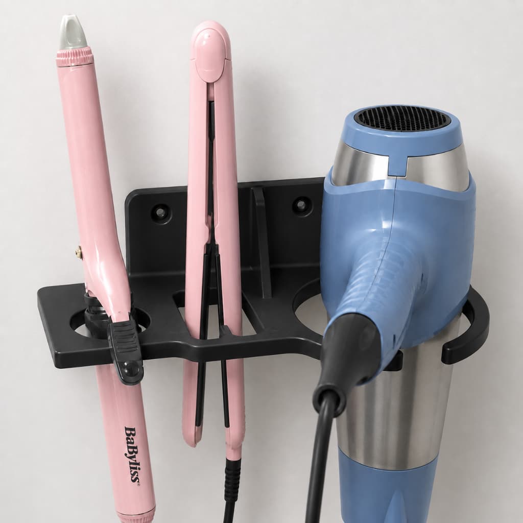 Suporte De Parede P/ Secador, Chapinha, babyliss + Parafusos e buchas